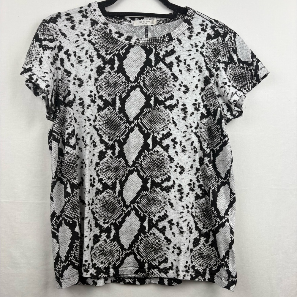 rag & bone Snake Print Tee